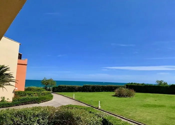 T2 Climatise Avec Piscine Et Parking A 20m De La Mer, Pour 5 Pers - Fr-1-607-100 アパート アグド