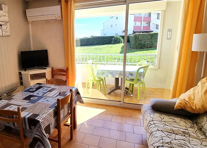 T2 Climatise Avec Piscine Et Parking A 20m De La Mer, Pour 5 Pers - Fr-1-607-100 Apartment Agde